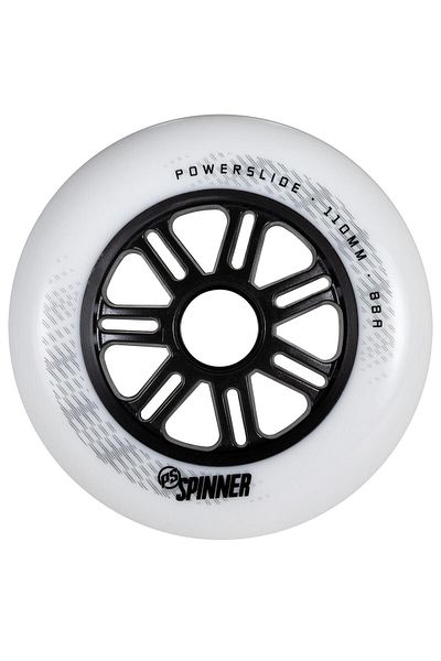 Powerslide Spinner 110/88A White 3 Pack