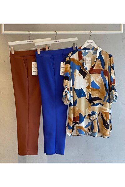 Hanezza Cămașă cu plăcuță închisă din viscoză de mărimi plus