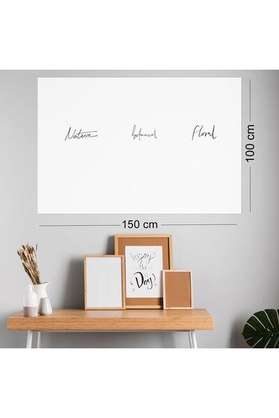 Pi Papers 1 Beyaz 1 Şeffaf, 100x150 Cm, Kendiliğinden Tutunan, Yapışkansız Sihirli Akıllı Kağıt Yazı Tahtası