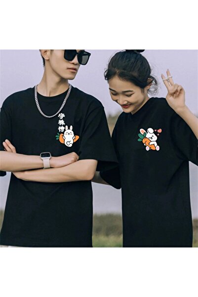 Tarzsokak Noul sezon Tir Harajuku Style Couple Lover Couple - 2 piese