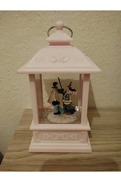 hediye Express Kış Masalı Fener Lamba Işıklı Büyük Boy