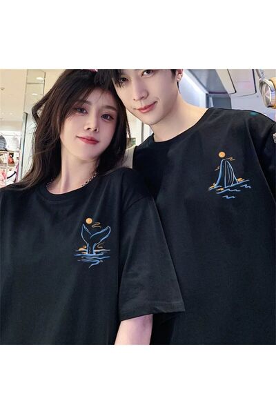 Tarzsokak New Season Tir Harajuku Style Couple Lover Couple Ρούχα - 2 Τεμάχια