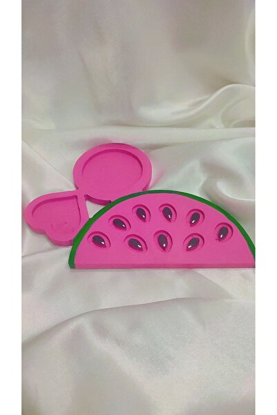 shamatolyesi قاعدة أكواب باللون الأخضر البطيخي