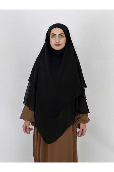 R&S modibone Black Siphon Multi-Layer - Lace-Up Kimar Scarf