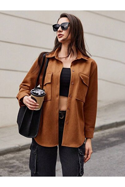 PREMİER VİE KADIN SÜET GÖMLEK CEKET