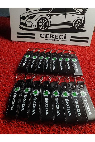 CEBECİOTO Skoda Auto Keychain - 10cm Car Keychain