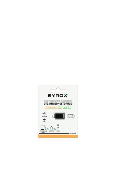 Syrox محول Dt25u-l إلى iPhone Lightning إلى USB 3.0/A من النوع الجديد