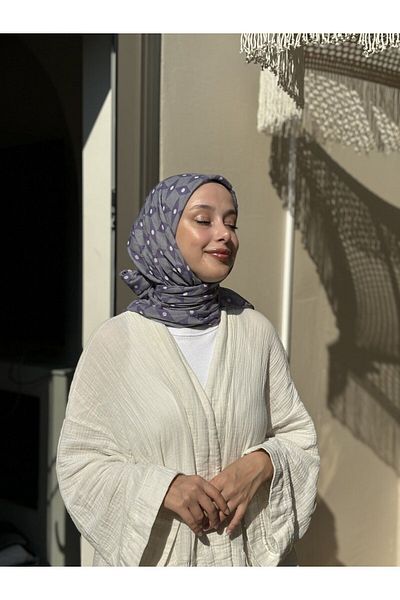 Modakaşmir وشاح بنمط أوريغامي من الخيزران