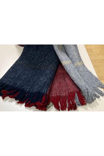 GENÇEV HOME COLLECTİONS King Size Scotch Wool Blanket - Pure Wool Wool