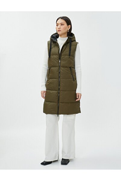 Koton Kadın Haki Yelek