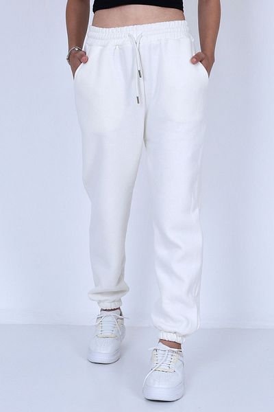 TİGERS Women's Sweatpants - 3 Thread, Pockets and Elastic Waist and Legs
