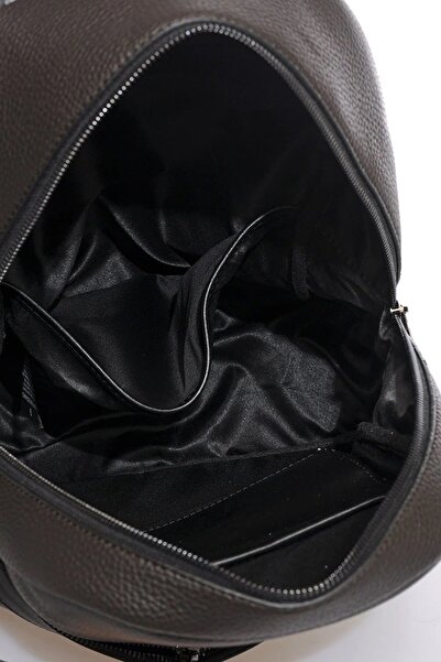 woodhub 01PC001167 Унисекс раница за лаптоп/компютър от веган кожа, КАФЯВА