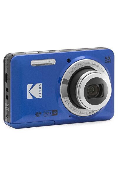 Kodak Friendly Zoom FZ55/5x Yakınlaştırma Dijital Fotoğraf Makinesi-Mavi