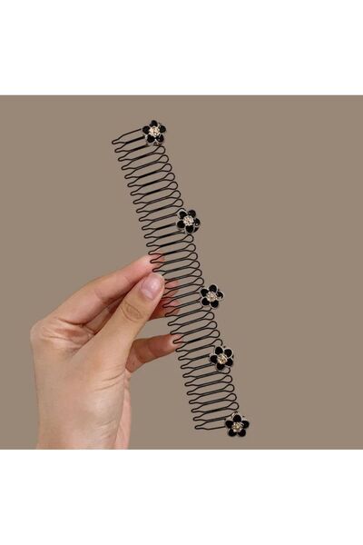 MutluBiDünya Vintage Figürlü Metal Tarak Toka