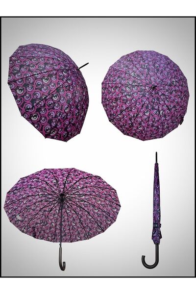 Rubenis Lüx 16 Telli Baston Otomatik Şemsiye