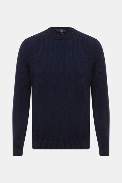 W Collection LACİVERT TRİKO KAZAK