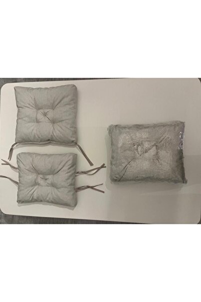 By Utkan Keskin Krem Minder 2 Parça Sırt Ve Oturak Için (1 sandelye için)