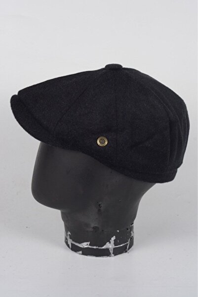 mercantoptan Kışlık 8 Parca Kaşmir Düz Renk Peaky Blinders Model Erkek Kasket Şapka