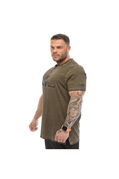 Big Sam Stilya 2887 - Khaki Slim Fit T-Shirt