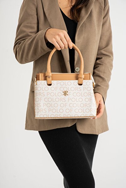 ImPolo Geantă de mână și geantă de mână pentru femei Shakira Creammelemping -...