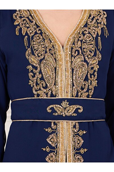 Maxim Creation By Styli Embellished Belted Kaftan