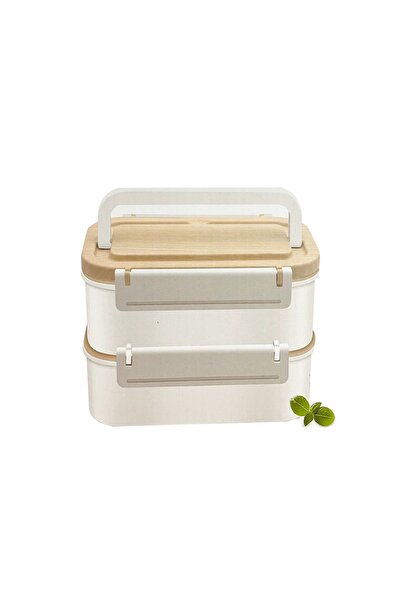 Vagonlife Çelik Lunch Box 1600 Ml VGN-015 - BEYAZ