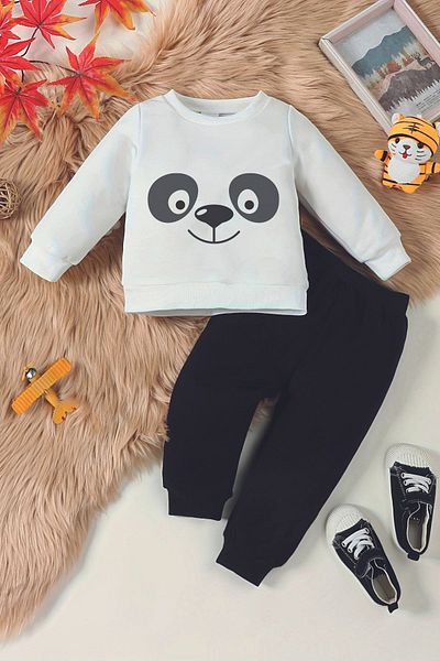 ADABEBEK 2022 Premium Panda Patterned Baby Set