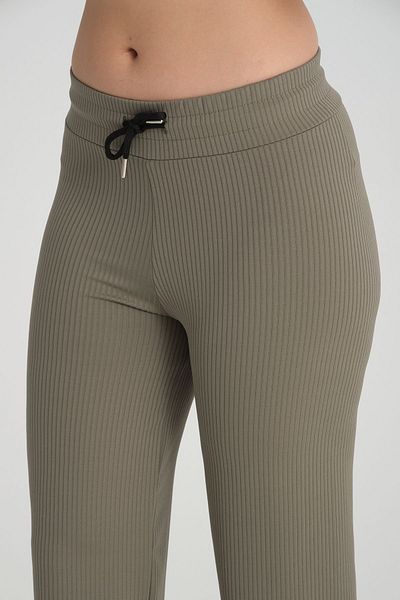 TAMPAP Pantaloni de trening pentru femei cu nervuri largi