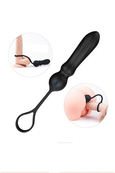 Titreşimli Penis Halkalı Şarj Edilebilir Anal Seks Vibratörü