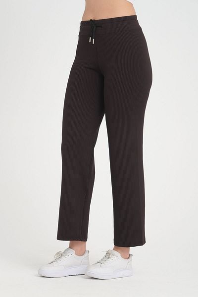 TAMPAP Pantaloni de trening pentru femei cu nervuri largi