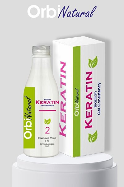 ORBIFRESH Orbi Fresh Natural Brezilya Fönü Keratin Jel Kokusuz Dumansız 6 Ay ...