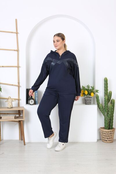 XL Modam 3 Pieces Top and Bottom Set for Plus Size Women