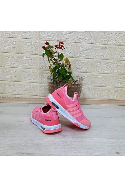 Arvento 500 Pink Laceless Aqua Girls' Lighted Sports Shoes