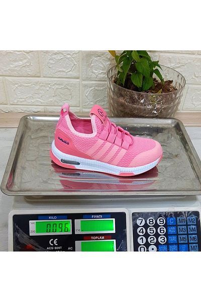 Arvento 500 Pink Laceless Aqua Girls' Lighted Sports Shoes