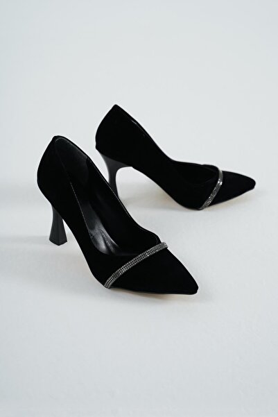 Glenz Women's Stone Heeled Shoes Ts1096