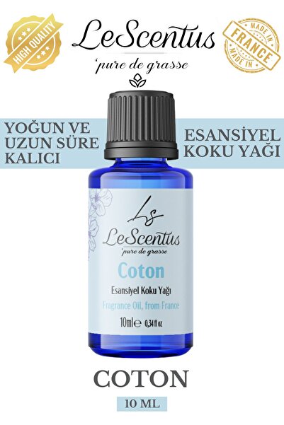 lescentus Coton Esansiyel Koku Yağı Buhurdanlık Difüzör Mum Sabun  Oda Kokusu...