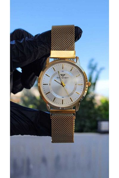 Goldpower Men's Luxury Wristwatch - Wicker, Magnet and Cord
