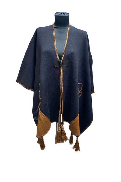 mim eşarp Akmoda - Thick Winter Knitwear Long Poncho