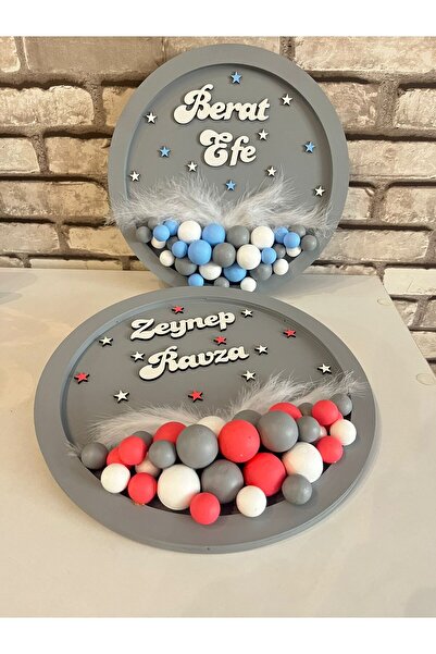 Mr Home BALONLU BUBBLE KIZ-ERKEK BEBEK KAPI SÜSÜ-HASTANE ODASI BEBEK KAPI SÜSÜ