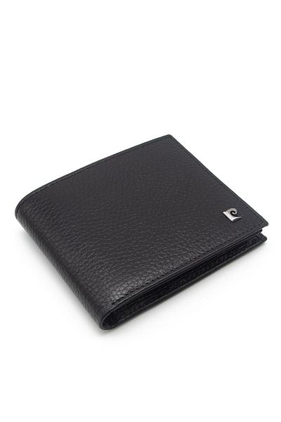 Pierre Cardin Men's Leather Floater Wallet - Black 2062A41