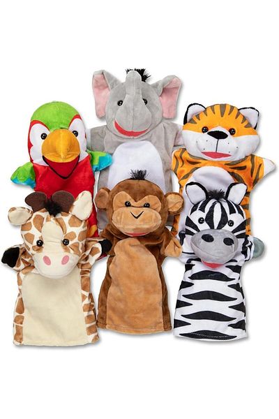 Ingram Safari Puppet Set 6 Pc
