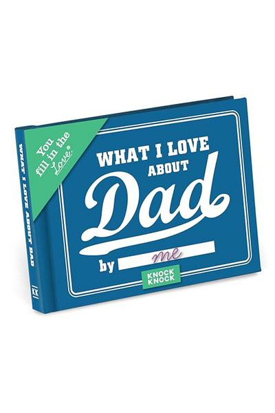 Macmillan Distribution Knock Knock What I Love About Dad Fill In The Love Journal