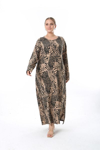 XL Modam Γυναικείο [Strandart Μονό Μέγεθος Στήθος 140 cm Βάση 144 cm] Φόρεμα Lycra Cashmere