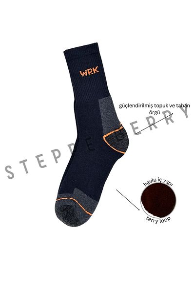 STEPPE BERRY Κάλτσες εργασίας Unisex Πετσέτες 3 συσκευασιών