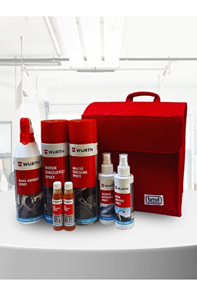 Würth Araç Temizlik ve Bakım Seti | BMD Professional Bagaj Düzenleyici Çanta ...