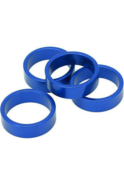 Asroya Bisiklet Furç Furş Parçası Spacer 4 ADET 28,6x5mm Alüminyum Bisiklet Y...