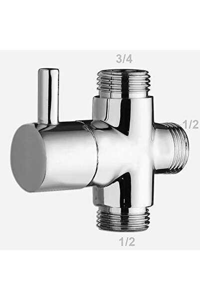 yapıtaşı Kartepe Yt32 Banyo Robot Duş Seti Yönlendirici 3/4x1/2x1/2