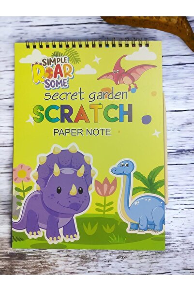 Bluoksweet Sihirli renkli Kazıma sanat aktivite scratch book uzay astronot de...