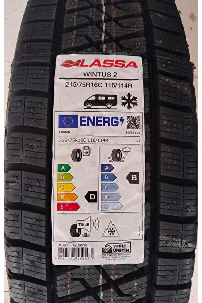 Lassa 215/75R16 116/114R 10 KAT WİNTUS2 LASSA HAFİF TİCARİ KIŞ LASTİĞİ 2024 ÜRETİM