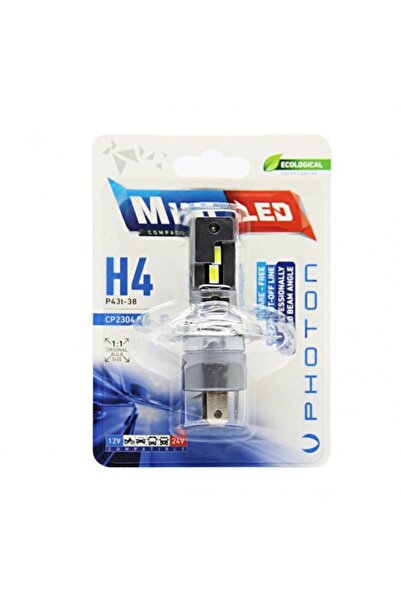 Photon H4 Mini Led Oto Ampul Photon 2li Set